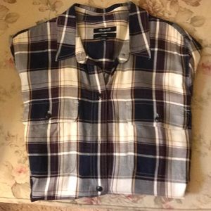 Madewell button down plaid size L